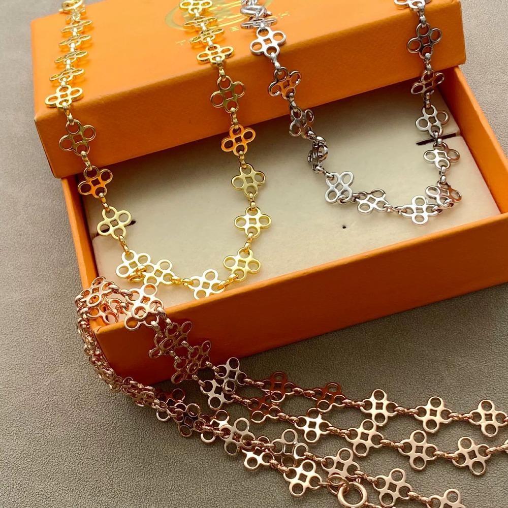 Tory Burch Gold Silver Rose Gold Necklace Soft